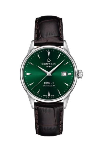 Certina DS-1 Powermatic 80 38 Stainless Steel / Green